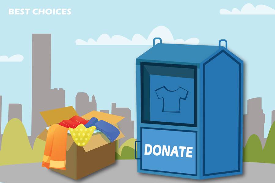 Clothing Bins in Wellington