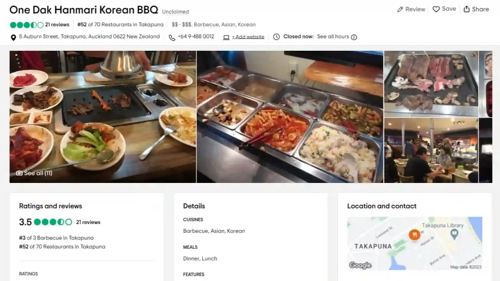 Dak Hanmari Korean BBQ 