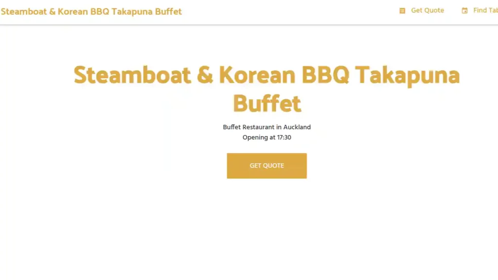 Steamboat & Korean BBQ Takapuna Buffet