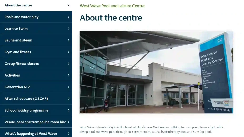 West Wave Aquatic Centre