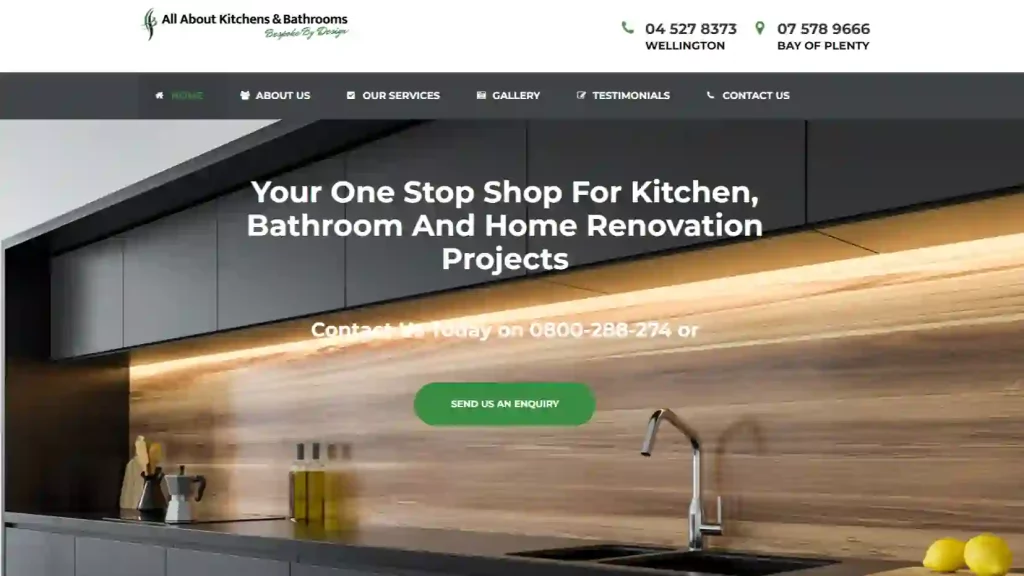 All About Kitchens and Bathrooms