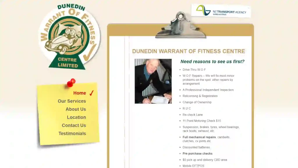 Dunedin Warrant of Fitness Centre