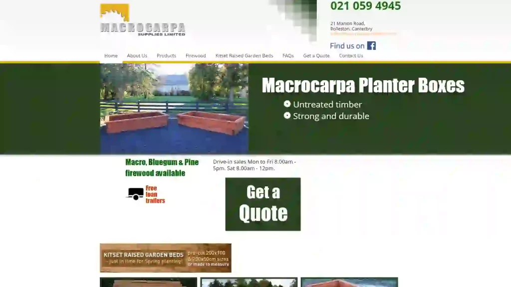 Macrocarpa Supplies