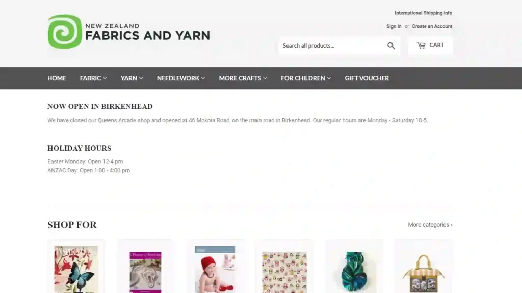 NZ Fabrics and Yarn