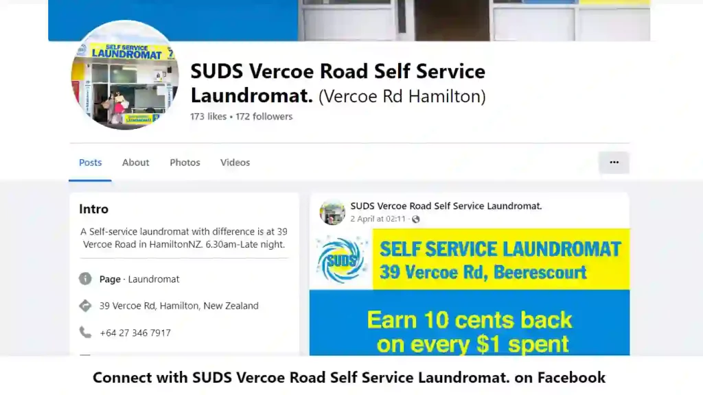 SUDS Vercoe Rd Self Service Laundromat