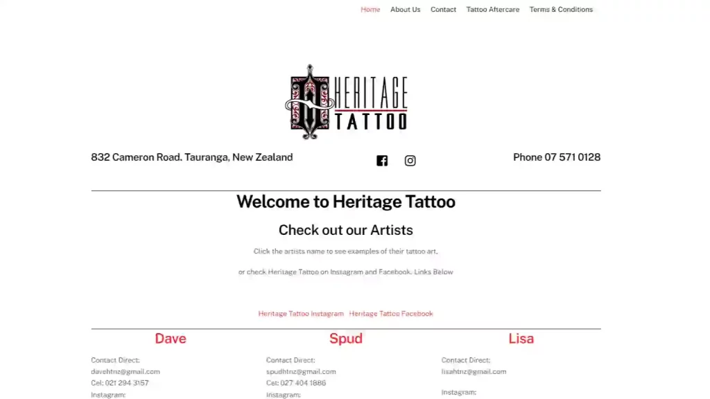 Heritage Tattoo