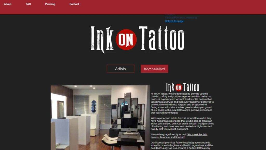 Ink on Tattoo
