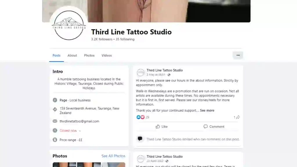 Third Line Tattoo Studio