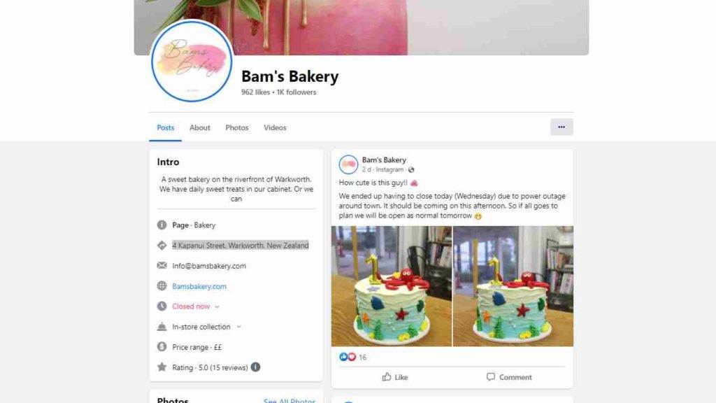 Bam's Bakery