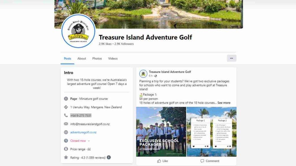 Treasure Island Adventure Golf