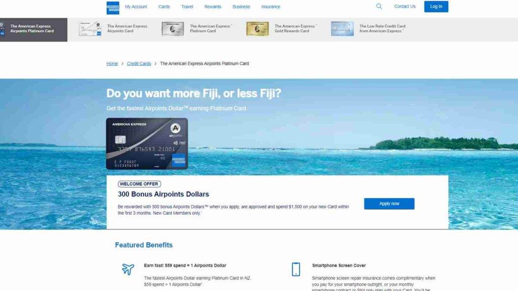 American Express Airpoints Platinum