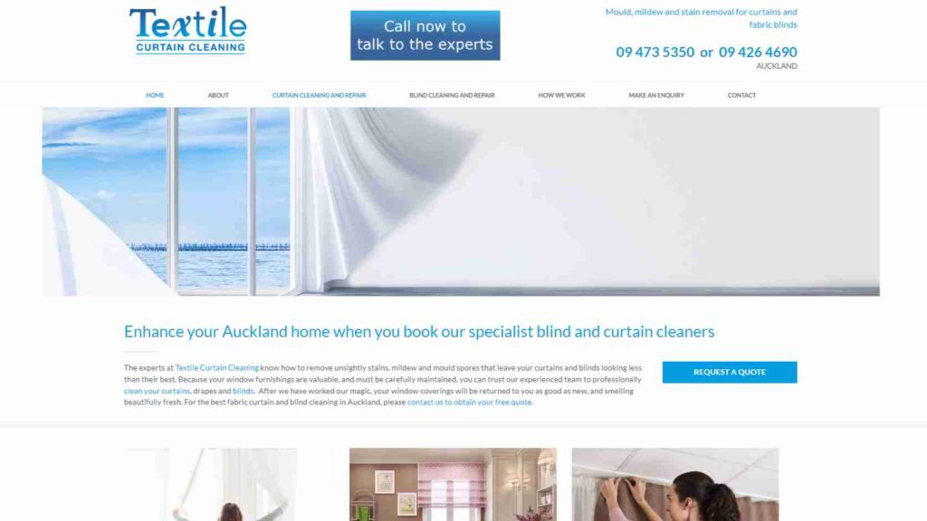 Textile Curtain Cleaning