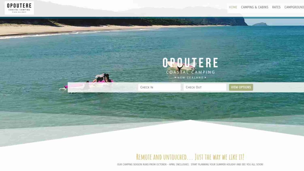Opoutere Coastal Camping